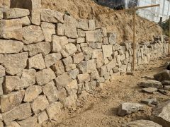 Mur de soutènement - Sainte-Agnès (06)